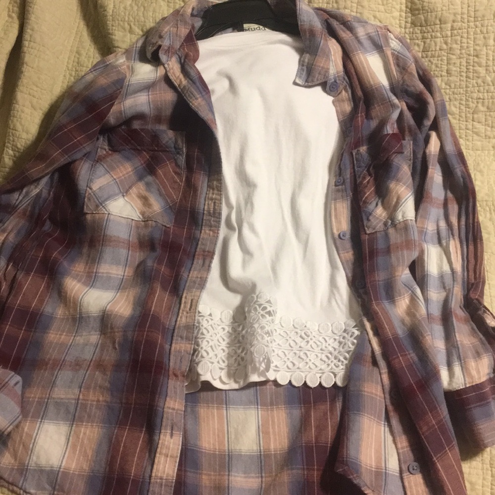 cardigan with white shirt under!